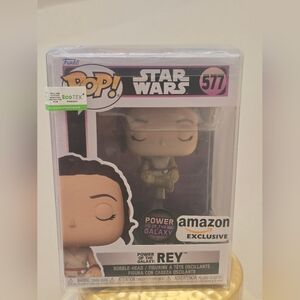Funko Pop! Star Wars: Power of the Galaxy Rey Vinyl Bobblehead